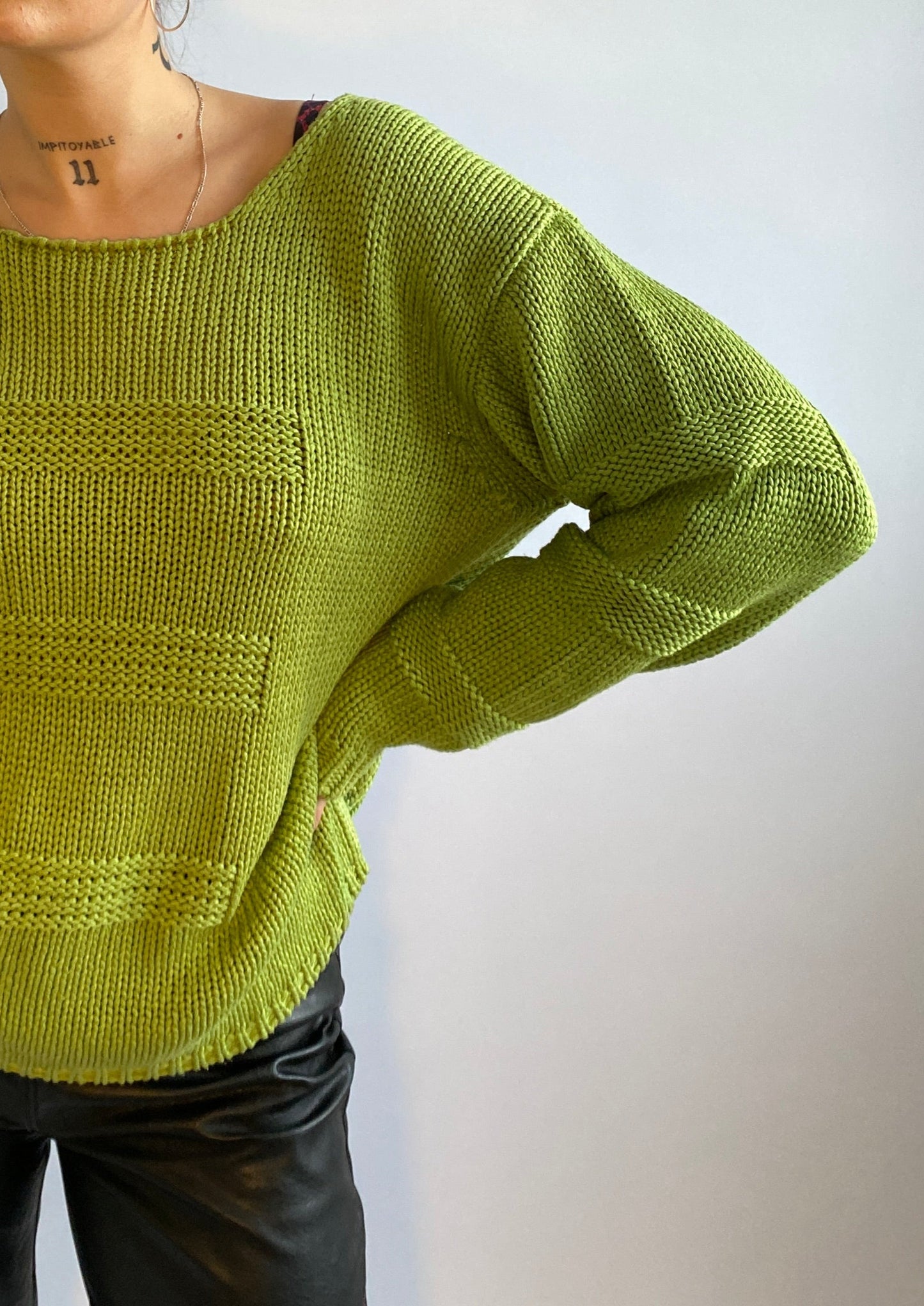 Lime Knit