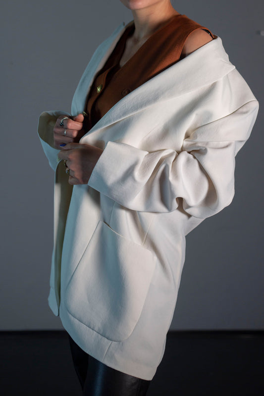 Ivory White Blazer