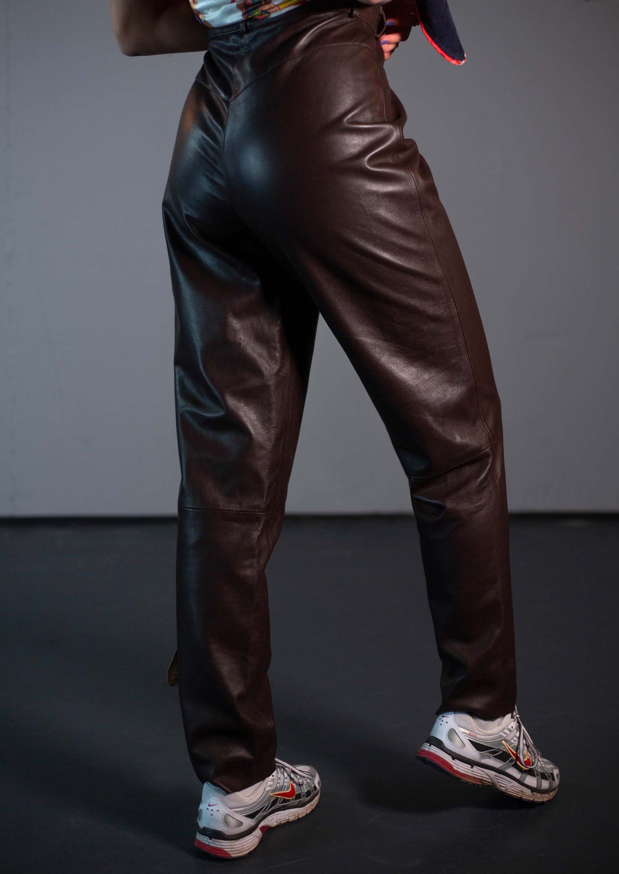 Braune Lederhose