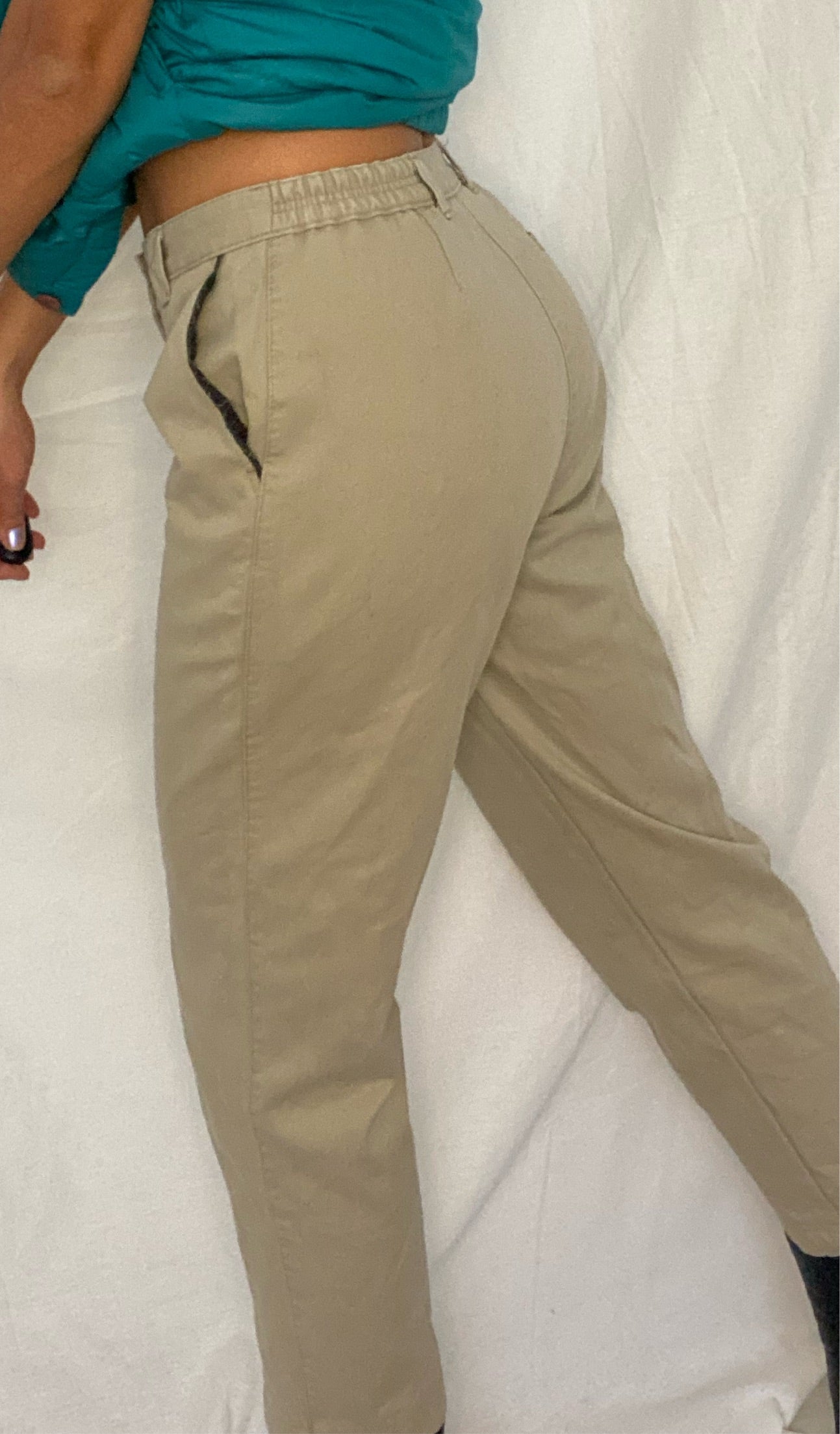 Männerhose beige